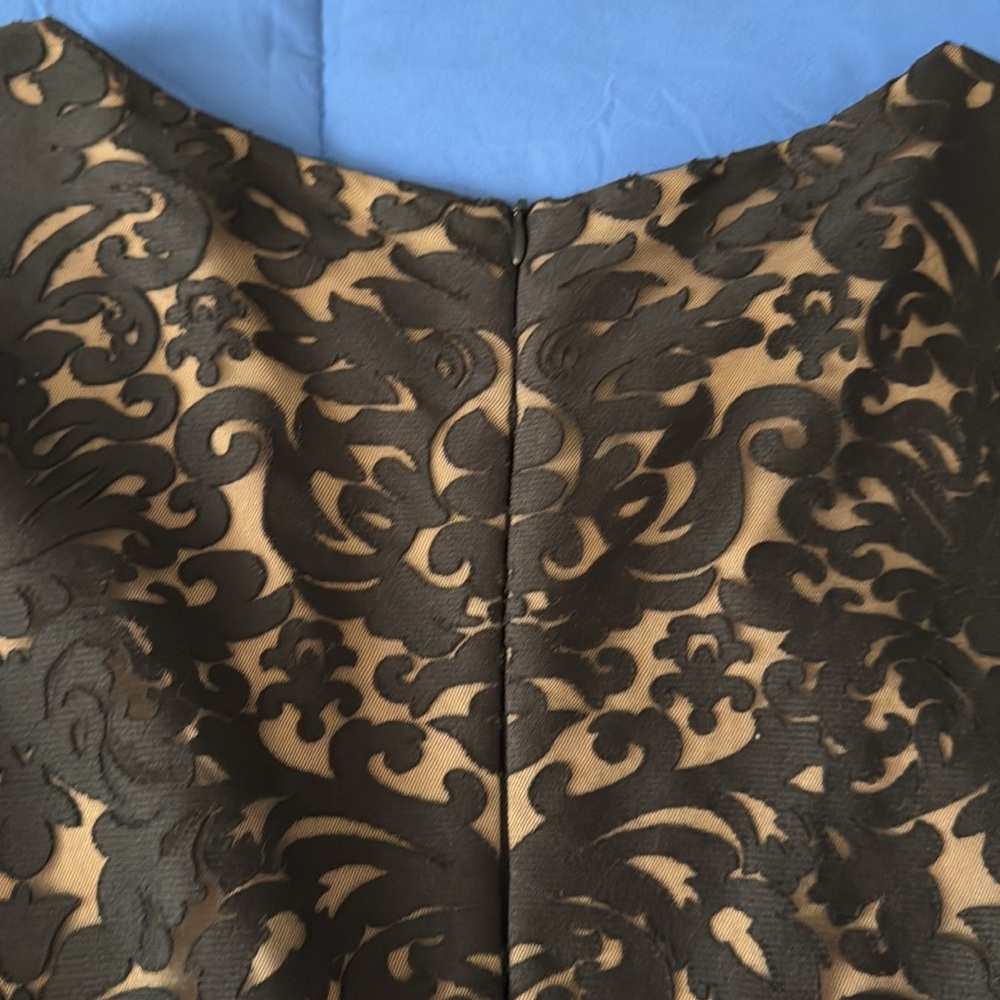 NWOT Joseph Ribkoff Black Lace with Nude lining Balloon Sleeves Sz 12! - Picture 11 of 11